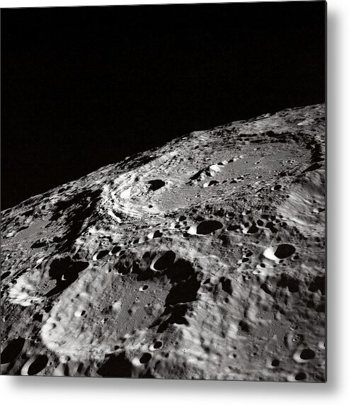 Moon Craters Metal Print featuring the photograph Moon Craters by Marianna Mills