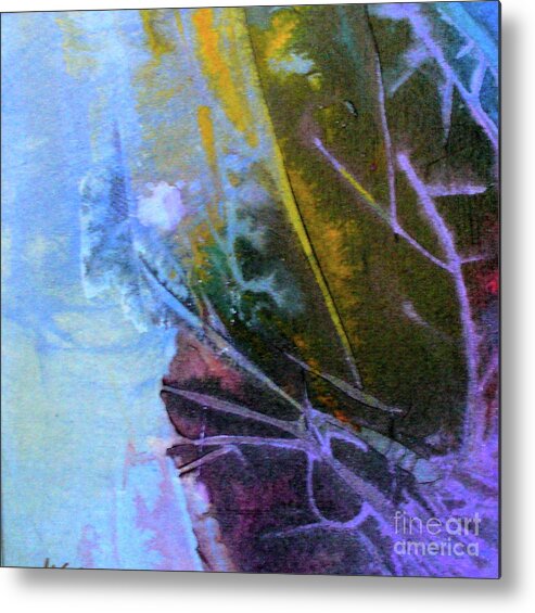 Abstract Art Metal Print featuring the painting Moonlight Sonata by Mary Sullivan