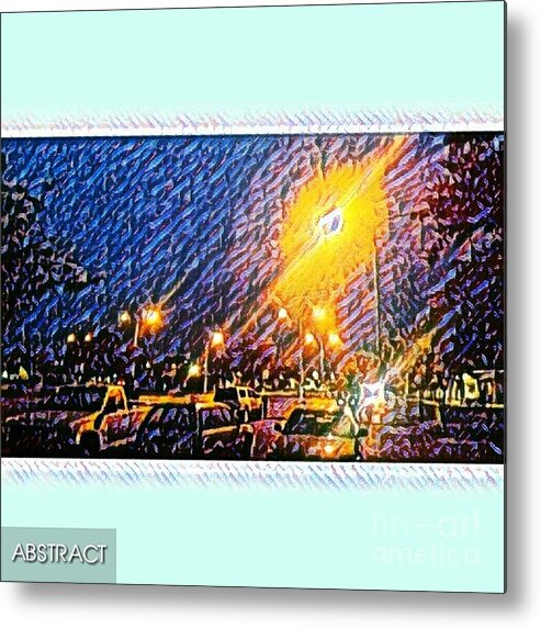 Morning Metal Print featuring the mixed media Morning lights by Steven Wills