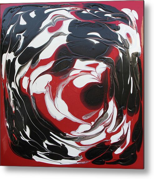 Caliente Metal Print featuring the painting Motion by Madeleine Arnett