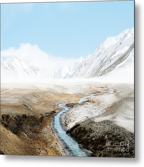 Active Metal Print featuring the photograph Mount Everest by Setsiri Silapasuwanchai