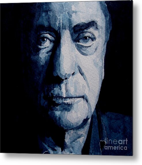 Michael Caine Metal Print featuring the painting My name is Michael Caine by Paul Lovering