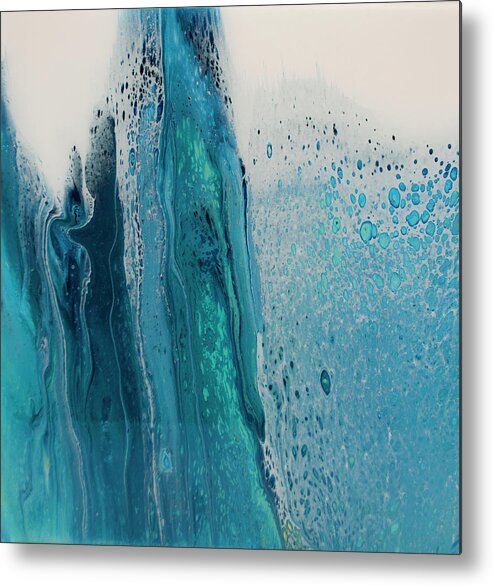 Ocean Metal Print featuring the painting My Soul to Sea by Joanne Grant