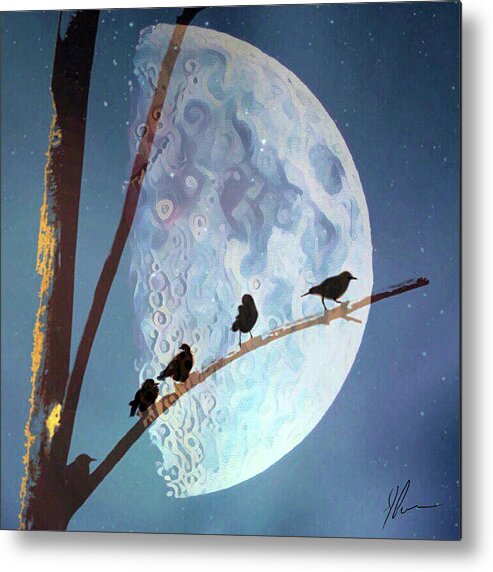 Birds Metal Print featuring the photograph Night by Jackson Pearson