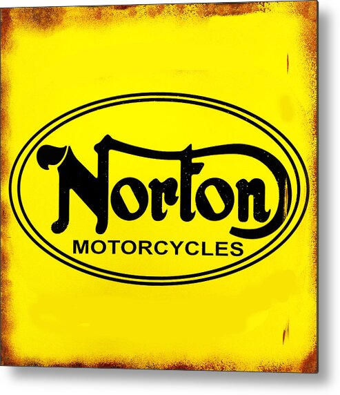 Norton Motorcycle Metal Print featuring the photograph Norton Motorcycles by Mark Rogan