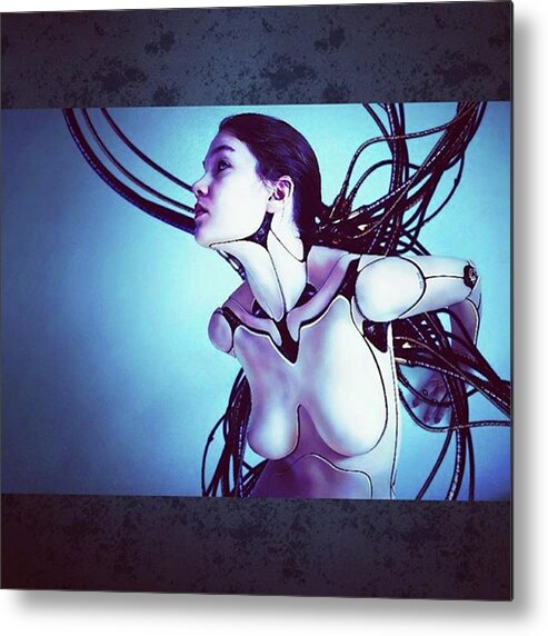 Woman Metal Print featuring the photograph Not Sure What You Would Call This by XPUNKWOLFMANX Jeff Padget