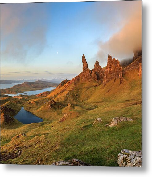 Landscape Metal Print featuring the photograph Old Man of Storr by Davorin Mance