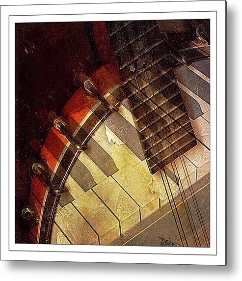 Piano Metal Print featuring the photograph Old Tunes by Peggy Dietz