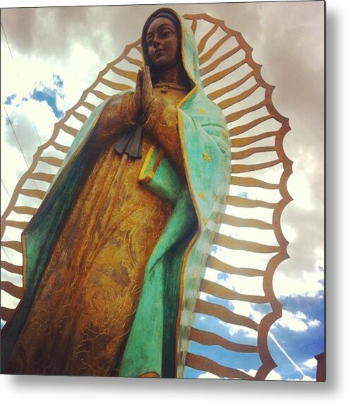 Newmexico Metal Print featuring the photograph Our Lady Of The Perpetual Road Trip by Laurie White