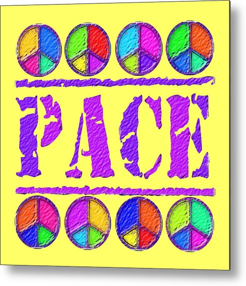 Pace Metal Print featuring the digital art Pace by David G Paul