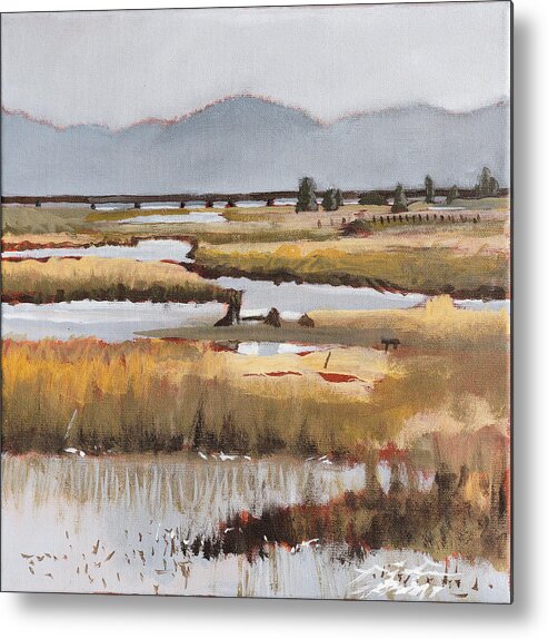 Pack Metal Print featuring the painting Pack River by Robert Bissett