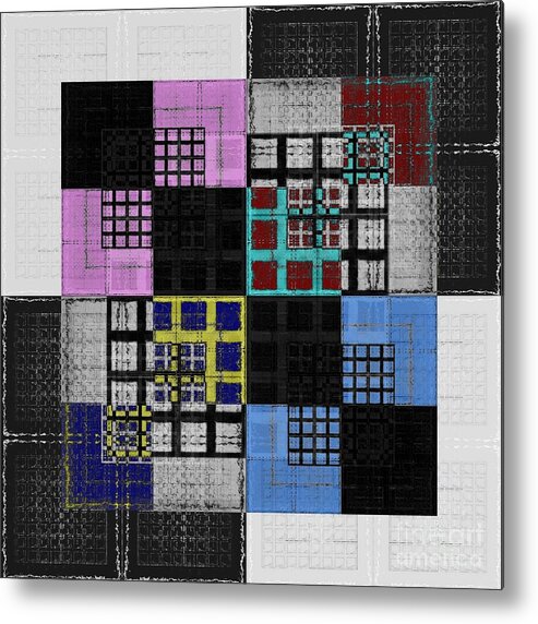 Patchwork 2 Metal Print featuring the digital art Patchwork 2 by Darla Wood