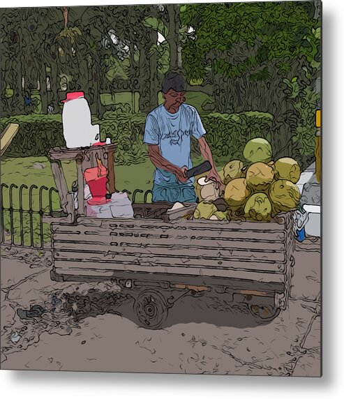 Philippines Metal Print featuring the painting Philippines 936 Buko by Rolf Bertram