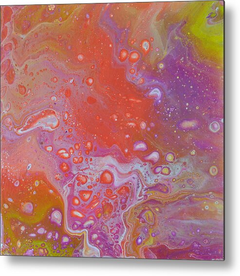 Acrylic Metal Print featuring the painting Pinky by Sandy Dusek
