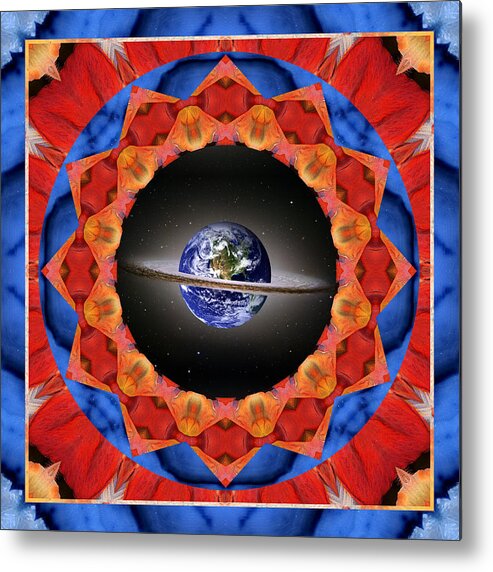 Yoga Art Metal Print featuring the photograph Planet Shift by Bell And Todd
