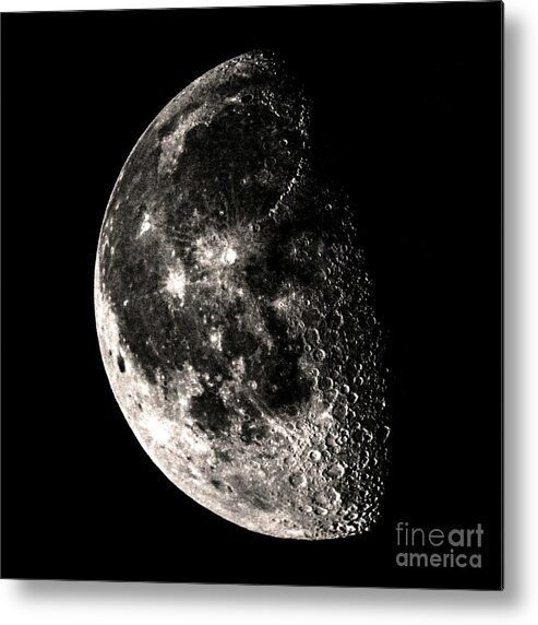 #lunar Metal Print featuring the photograph Positive Moon by Kip Vidrine