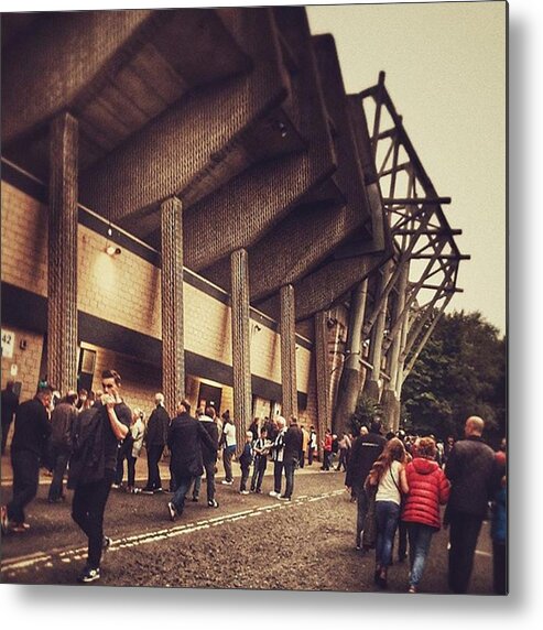Newcastleunited Metal Print featuring the photograph Pre-match Back Of The East Stand - by Stew Lamb