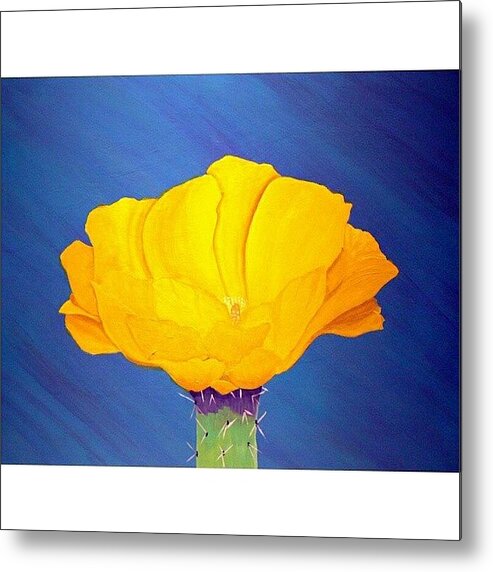 Beautiful Metal Print featuring the photograph Prickley Pear by Karyn Robinson