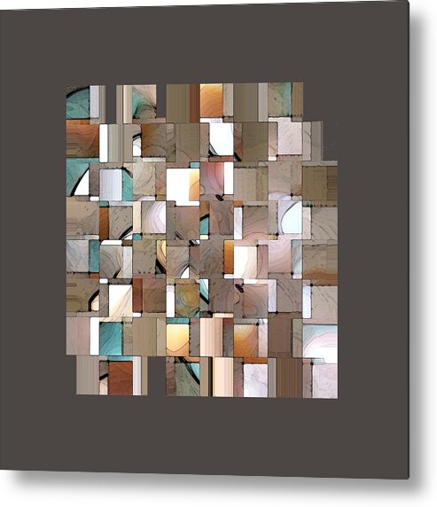 Abstract Metal Print featuring the digital art Prism 2 by Gina Harrison