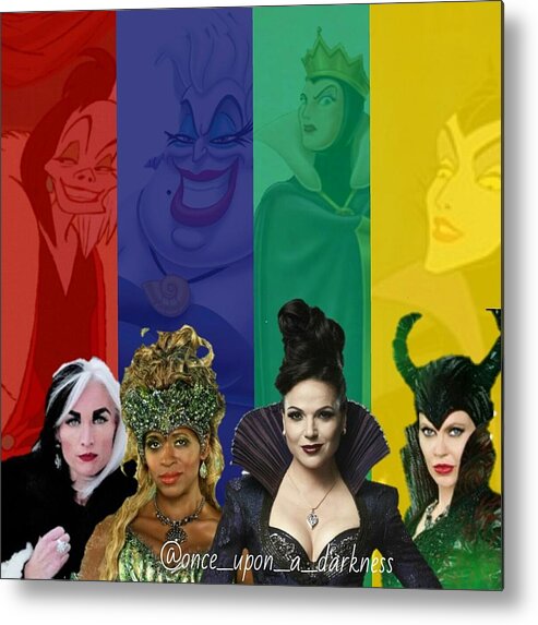 Ouat Metal Print featuring the photograph Queens of darkness by Kay Klinkers