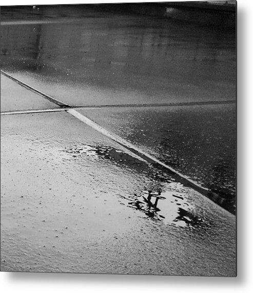 Rainyday Metal Print featuring the photograph #rainyday #coldday by Kumiko Izumi