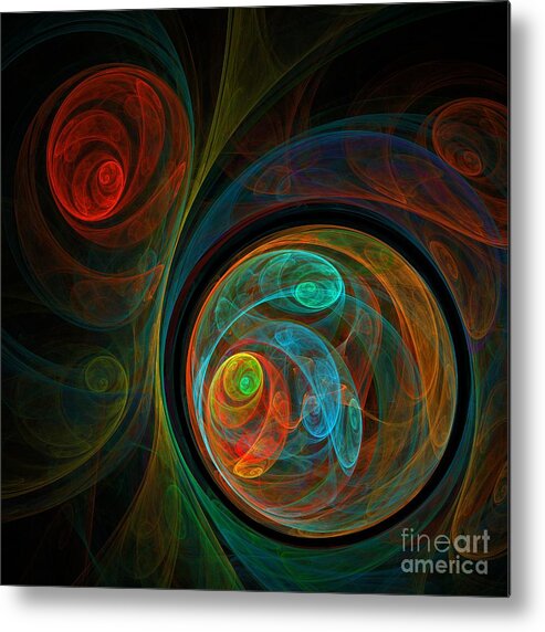 Rebirth Metal Print featuring the painting Rebirth by Oni H