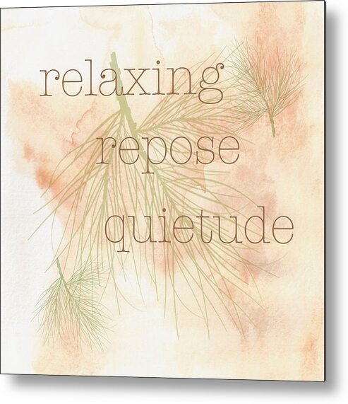 Relaxing Metal Print featuring the painting Relaxing by Kandy Hurley