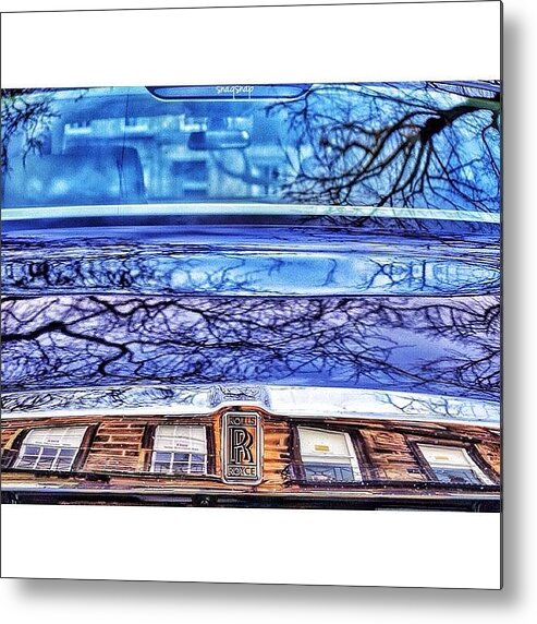 Refection Metal Print featuring the photograph Residents' Reflections On The Rolls by Saad Naqvi