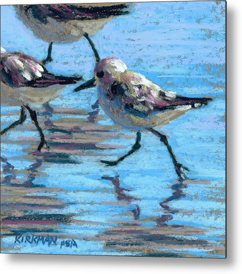 Rita Kirkman Metal Print featuring the pastel Retreat by Rita Kirkman