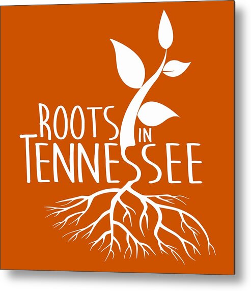 Roots In Tennessee Metal Print featuring the digital art Roots in Tennessee Seedlin by Heather Applegate