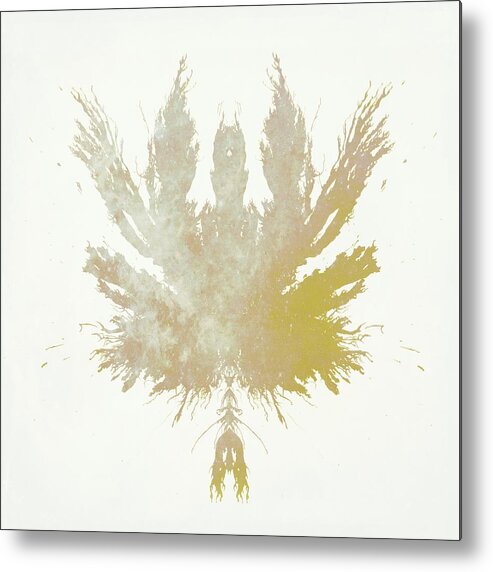 Brandi Fitzgerald Metal Print featuring the digital art Rorschach X by Brandi Fitzgerald
