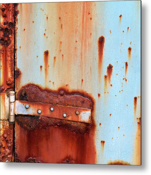 Point Montara Lighthouse Metal Print featuring the photograph Rusty Outbuilding by Art Block Collections