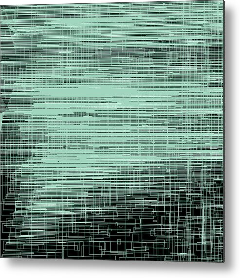 Abstract Metal Print featuring the digital art S.2.48 by Gareth Lewis