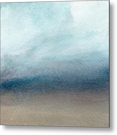 Beach Metal Print featuring the painting Sandy Shore- Art by Linda Woods by Linda Woods