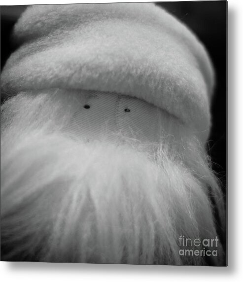 Santa Metal Print featuring the photograph Santa Cool and Square by Robert Yaeger