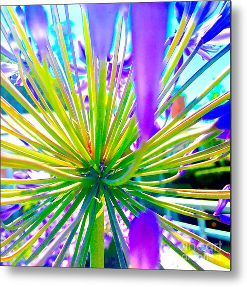 Flower Metal Print featuring the photograph See through by Wonju Hulse