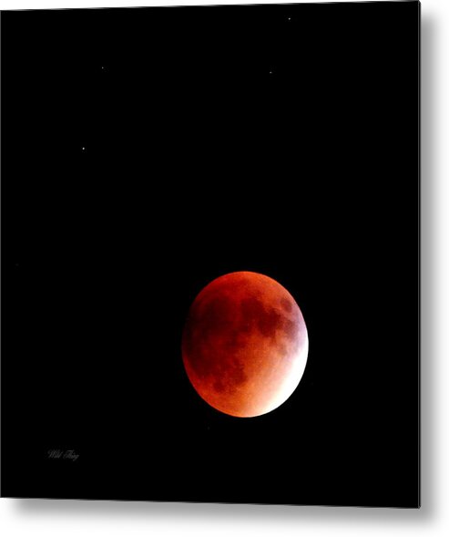 Bloodmoon Metal Print featuring the photograph September Bloodmoon 2015 by Wild Thing