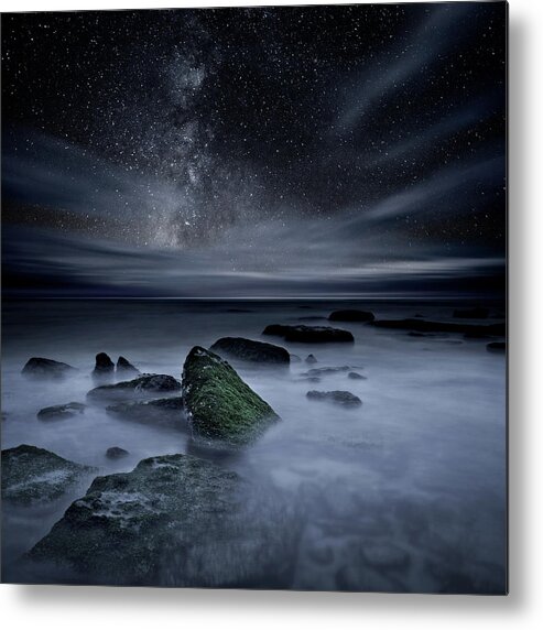 Night Metal Print featuring the photograph Shades of Yesterday by Jorge Maia