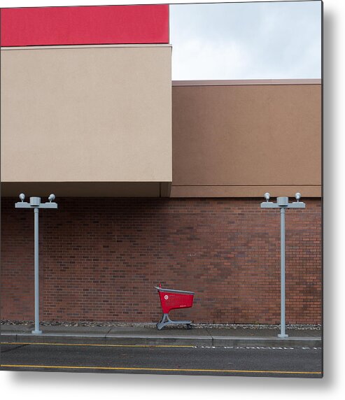 Shopping Metal Print featuring the photograph Shopping Cart by Klaus Lenzen