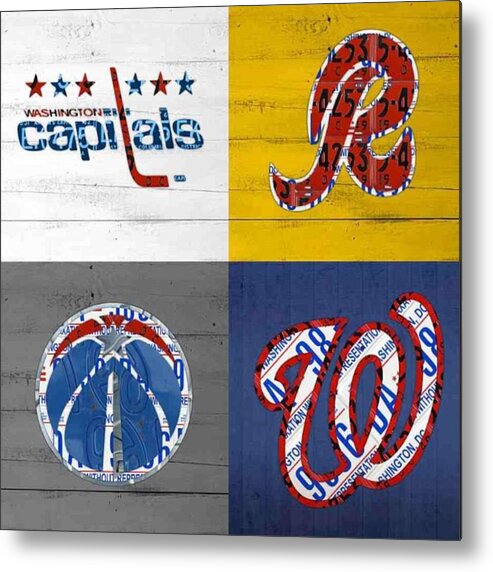 Capitals Metal Print featuring the photograph Shout To #washingtondc #capitals by Design Turnpike