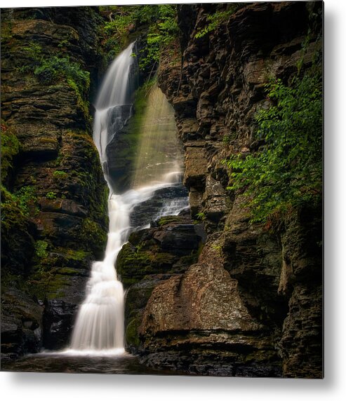 Waterfalls Metal Print featuring the photograph Shower of Eden by Neil Shapiro
