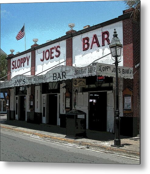 Sloppy Joe's Metal Print featuring the photograph Sloppy Joe's - Key West by Frank Mari
