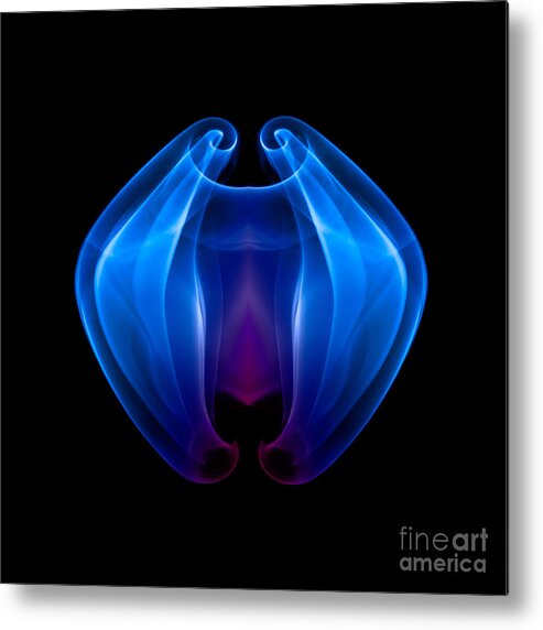 Abstract Metal Print featuring the photograph smoke XXIX m1 by Joerg Lingnau