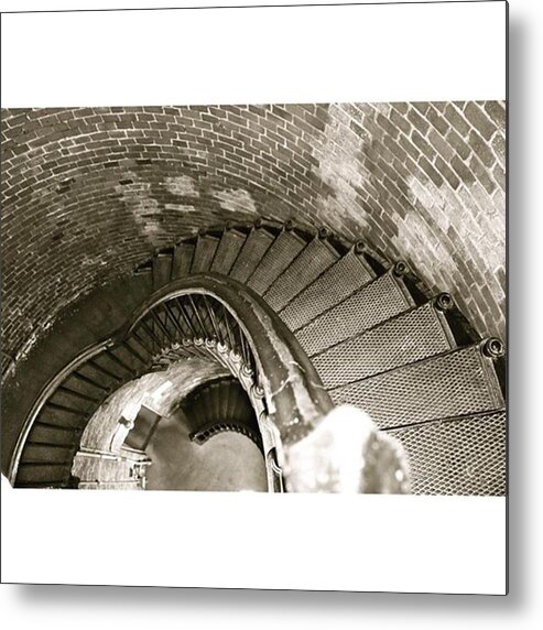Stairs Metal Print featuring the photograph Spiraling Down by Justin Connor