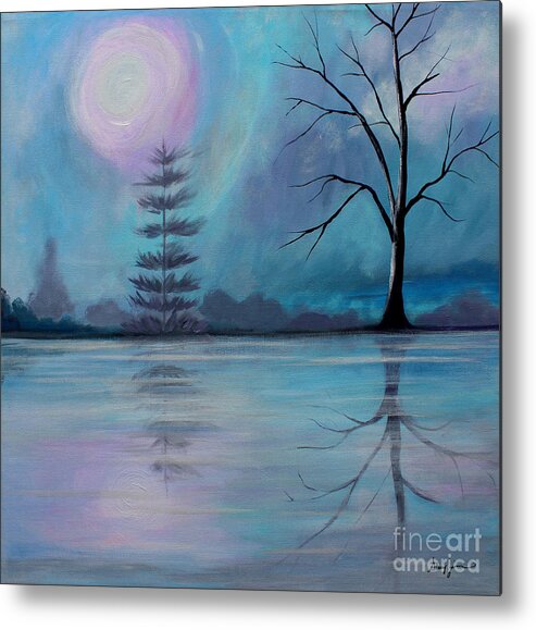 Spring Metal Print featuring the painting Spring Morning by Stacey Zimmerman