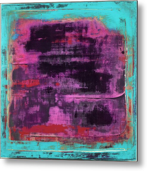 Abstract Prints Metal Print featuring the painting Art Print Square1 by Harry Gruenert
