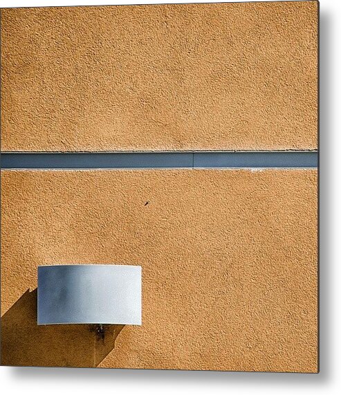 Minimal_fxto Metal Print featuring the photograph Straight Line To The Light! by Malcolm Mal Maddox