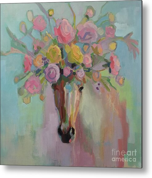 Equine Metal Print featuring the painting Sunday Best by Kimberly Santini