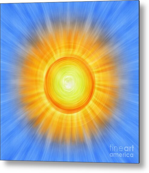 Sun Metal Print featuring the photograph Sunny by Tim Gainey