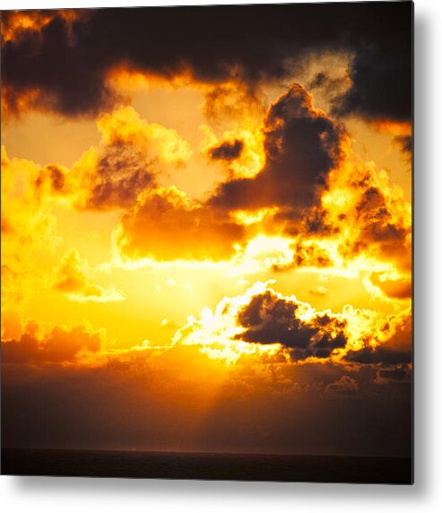 Atantic Ocean Metal Print featuring the photograph Sunrise on the Atlantic #17 by Jeremy Herman